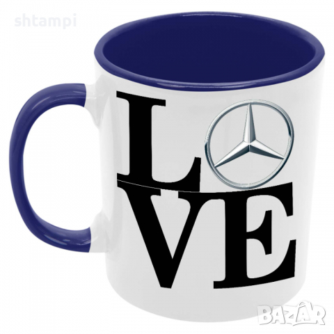 Чаша Mercedes LOVE, снимка 3 - Чаши - 36138914
