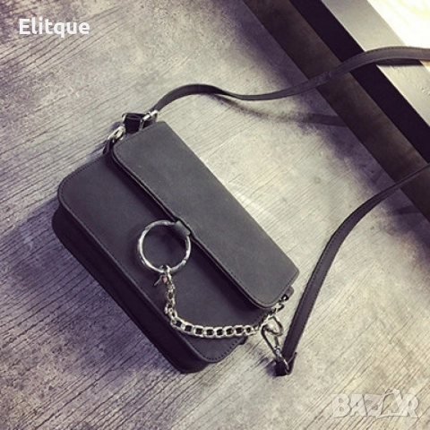 Малка черна чанта-портомоне, подходяща за официални поводи 23х15см, снимка 4 - Чанти - 52896207