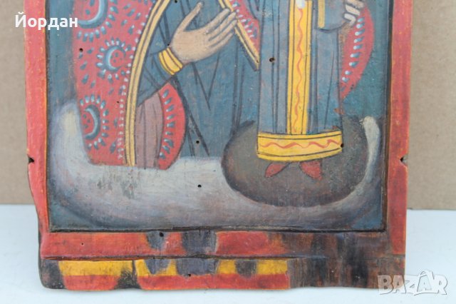 Стара българска икона ''Триптих'', снимка 5 - Колекции - 42154675