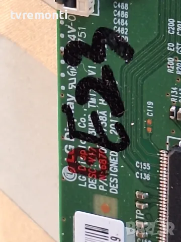 T-con Board 6870C 0738A 6871L-5203C ,for STRONG модел 43UA6203  дисплей LVU430LGDX E3 V10 , снимка 3 - Части и Платки - 55800062