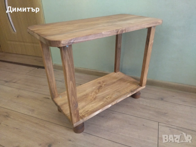 Масивна помощна масичка за кафе или аперитив !!!, снимка 4 - Маси - 53497424