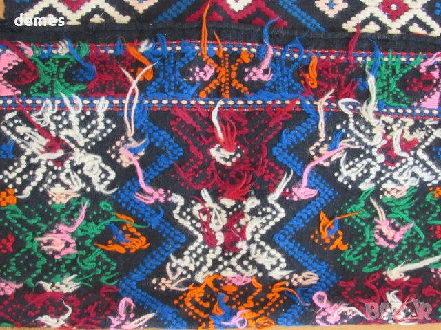 Ръчно изработена с вълнени конци възглавница от 30-те г.ХХ в, снимка 7 - Други - 41243899