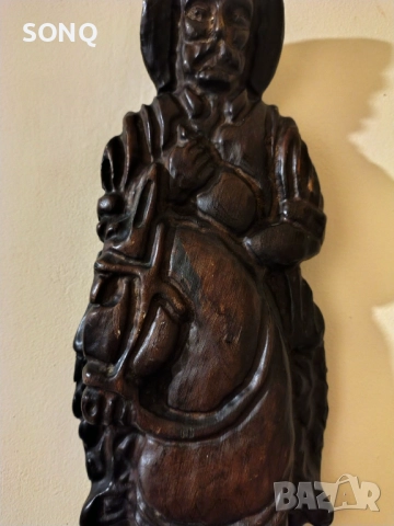 Огромна Лъжица Дърворезба- Дон Кихот, снимка 3 - Други - 52125309