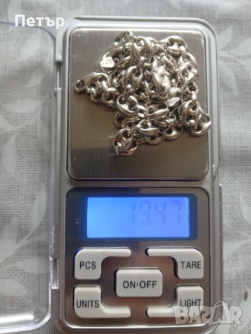 Сребърен ланец 925, снимка 2 - Колиета, медальони, синджири - 53400731