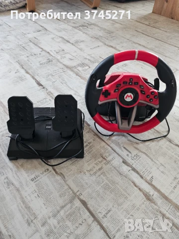 Кормило с педали за Нинтендо, снимка 2 - Други игри - 50481730