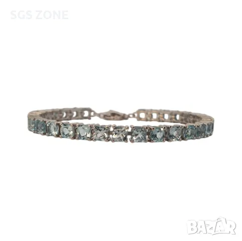 Сребърни Тенис Гривни, снимка 11 - Гривни - 49739505