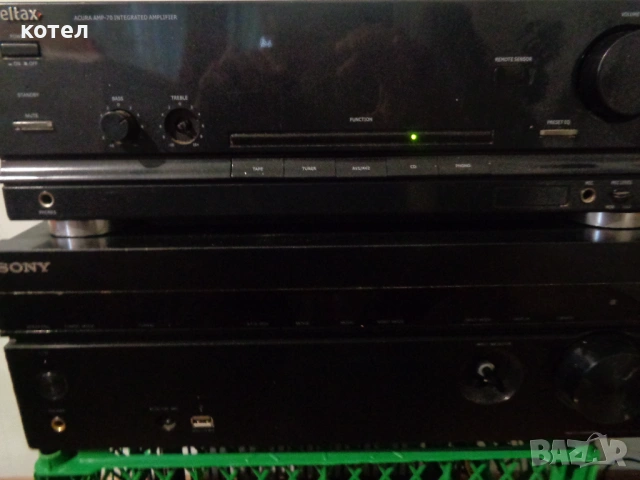 Продавам ; Sony STR-DH550 HDMI 5.2 AV-Receiver / Eltax Acura AMP-70