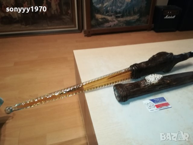 СТЪКЛЕН МЕЧ С НОЖНИЦА 80СМ 0907230850, снимка 2 - Антикварни и старинни предмети - 41492922