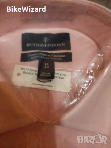 Buttoned Down Мъжка класическа риза от поплин немачкаща НОВА, снимка 8 - Ризи - 34855151