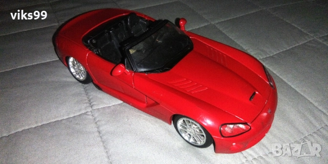 Dodge Viper SRT-10 Maisto - Мащаб 1:24 , снимка 7 - Колекции - 51551490