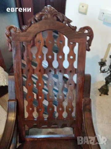 Люлеещ се стол, снимка 3 - Столове - 50364787