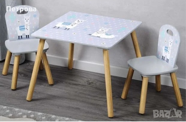 Детски дървени маса с два стола/детска маса и две столчета в Мебели за  детската стая в гр. София - ID36111493 — Bazar.bg