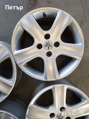 ОРИГИНАЛНИ АЛУМИНИЕВИ ДЖАНТИ ЗА ПЕЖО-4Х108Х65.1-16 цола, снимка 3 - Гуми и джанти - 52487622