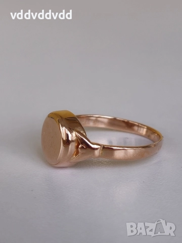 СССР златен пръстен проба 583, снимка 5 - Пръстени - 51809926