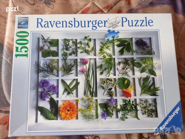 Пъзел "Kitchen herbs" Rosenfeld 2009г. Ravensburger 1500 части, снимка 1