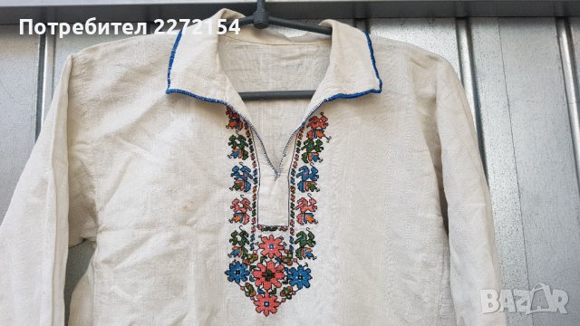 Автентична мъжка риза , снимка 1 - Антикварни и старинни предмети - 44406072
