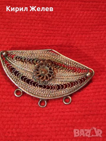 ПОСРЕБРЕНА СТАРИННА ФИЛИГРАННА БРОШКА от СТОМАНА РЪЧНА РЯДКА МАЙСТОРСКА ИЗРАБОТКА 36545, снимка 12 - Антикварни и старинни предмети - 41336915