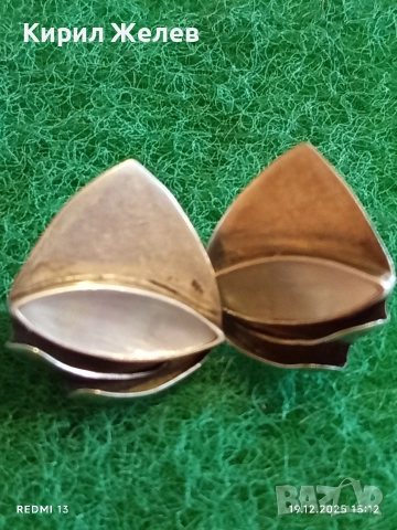 Винтидж сребърни обеци Английски стил с седеф ръчна изработка 52466