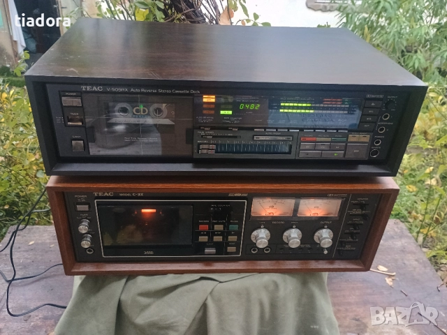 TEAC V-909RX Auto Reverse Stereo Cassette Deck wood Cabinet, снимка 10 - Декове - 52357919