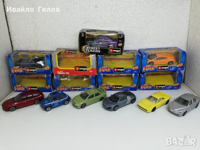 Лот колички  "BURAGO" M-1:43, снимка 6 - Колекции - 27977554