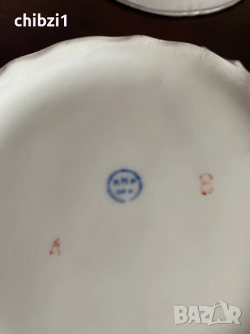 ⚜️Прекрасен, много стар български порцелан, снимка 4 - Сервизи - 52669108