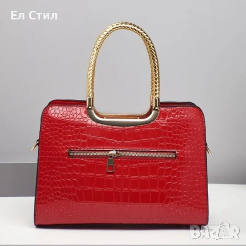 💕Дамска лачена чанта, снимка 2 - Чанти - 53562819