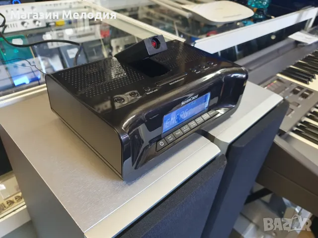 Радио с часовник и будилник Silver Crest SPU 900 A1 Има прожектор за часовник на стена., снимка 10 - Други - 49646601