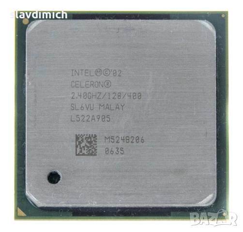 Процесор Intel Celeron   2.4 GHz 400MHz FSB    478 Socket , снимка 1