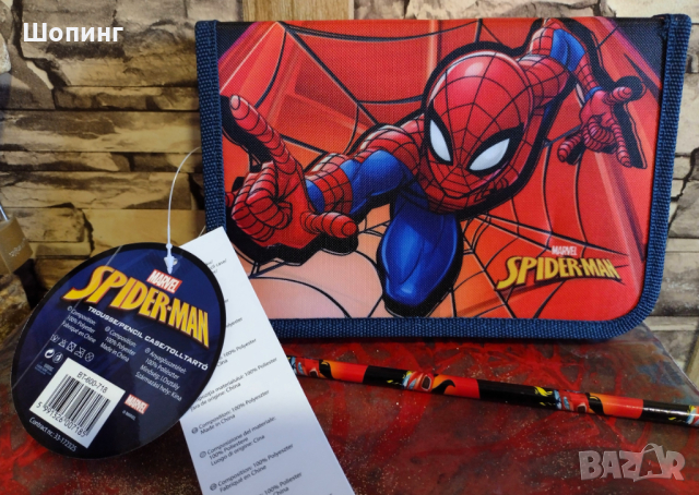 SPIDERMAN - 3D Несесер с аксесоари, ключодържатели, снимка 2 - Ученически пособия, канцеларски материали - 44635382