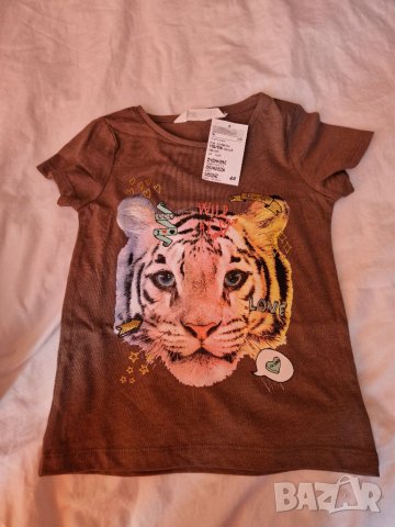 5-6г 116см Блуза тип тениска за момиче, ново с етикет, снимка 1