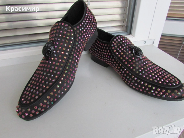 Мъжки обувки с камъни Kurt Geiger, снимка 7 - Официални обувки - 52530726