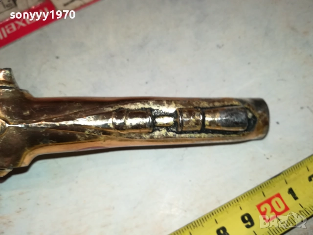 ПИЩОВ ЗАПАЛКА-МАСИВЕН/АНТИКА 2408251150, снимка 16 - Антикварни и старинни предмети - 51471371