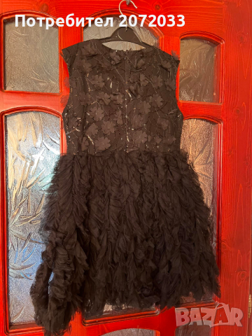 Официална черна рокля , снимка 2 - Детски рокли и поли - 44614895