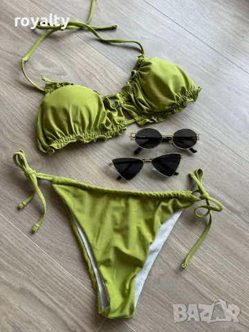 Дамски бански Два цвята , снимка 2 - Бански костюми - 49355076