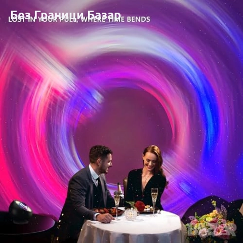 Нов 3D галактика прожектор със звезди и черна дупка нощна лампа стая , снимка 6 - Други - 52261247