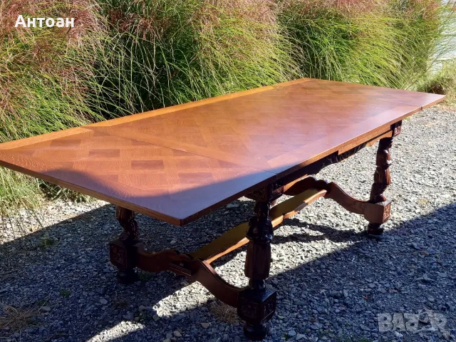 комплект за трапезария - маса , столове, контрабюфет, снимка 10 - Маси - 48446309