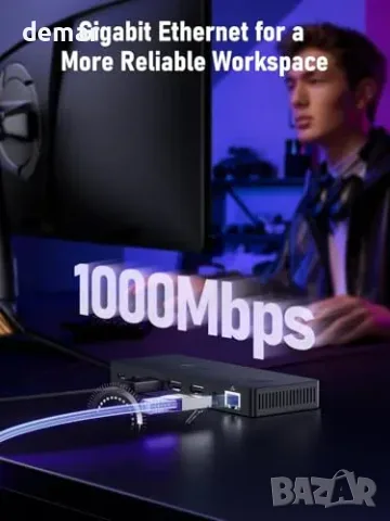 Докинг станция Lemorele 13 в 1 с два HDMI, DisplayPort и 100 W PD, снимка 6 - Друга електроника - 55955501