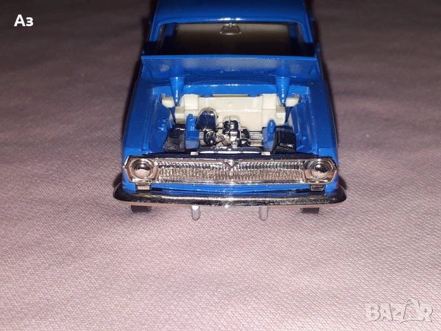 Руски соц модел на метална Волга ГАЗ-24 A14 1:43 Сделано в СССР USSR, снимка 6 - Колекции - 53657889