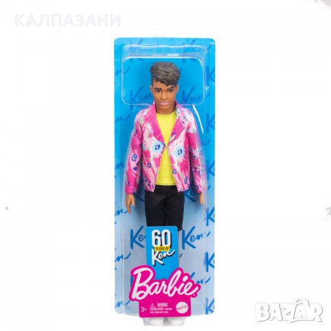 BARBIE Юбилейна кукла "Кен на 60 години" GRB41, снимка 3 - Кукли - 35819148