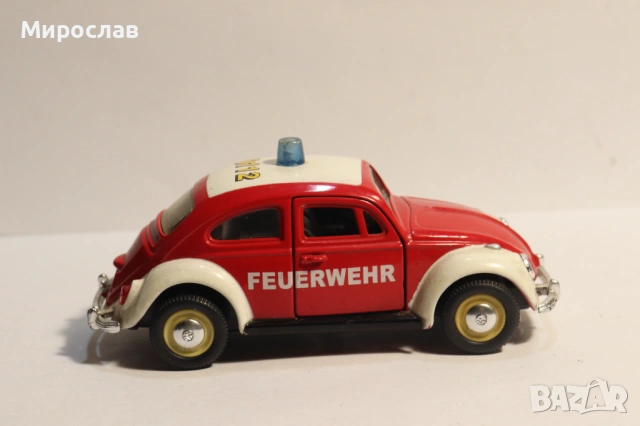 1/43??? HONGWELL VW ПОЖАРНА КОЛИЧКА КАМИОН МОДЕЛ, снимка 5 - Колекции - 53341593