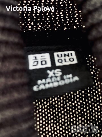 UNIQLO тънко черно поло унисекс100% меринос, снимка 9 - Блузи с дълъг ръкав и пуловери - 40634479