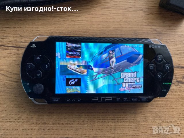 Sony PSP 1004 модел - хакнато с 10 игри, снимка 1 - PlayStation конзоли - 44549906