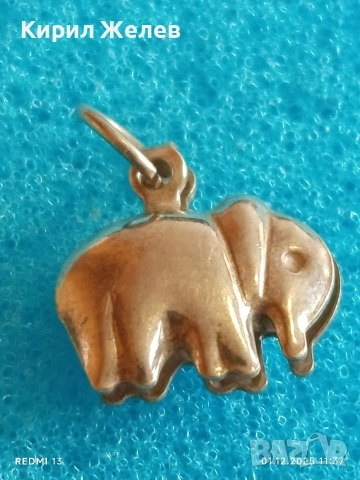 Късметлийска сребърна висулка с формата на СЛОНЧЕ красива майсторска изработка 48061, снимка 3 - Колиета, медальони, синджири - 52605686