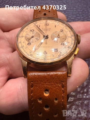 Titus Chronograph 18K, снимка 4 - Мъжки - 53664345