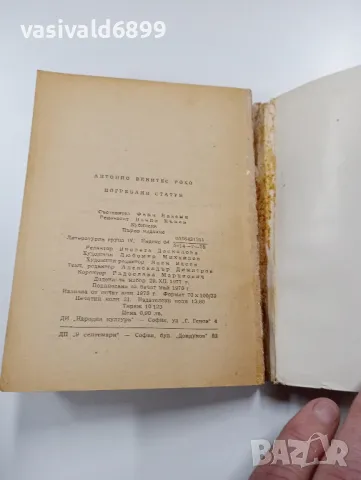Антонио Бенитес Рохо - Погребани статуи, снимка 6 - Художествена литература - 49383106