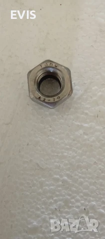 Гайка стопорна M12 – неръждаема, DIN 985 (A2),100бр., снимка 3 - Други машини и части - 51338631