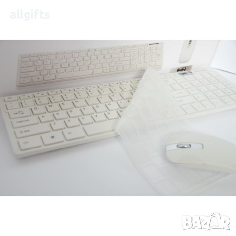 0803 Комплект клавиатура и мишка Bluetooth 2.4Ghz, снимка 9 - За дома - 35797166