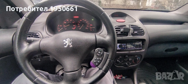 ПЕЖО 206 1.4 БЕНЗИН - ГАЗ. , снимка 7 - Автомобили и джипове - 53511817