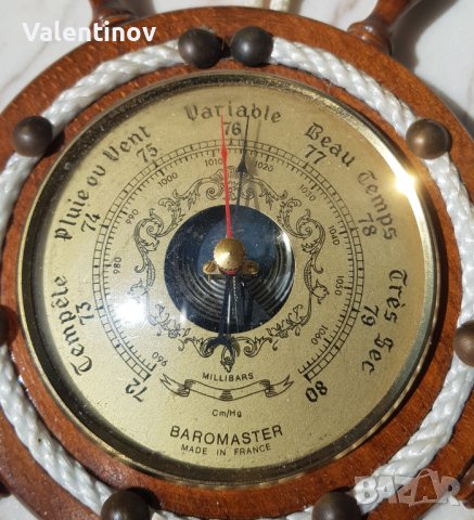 Старинен барометър- Франция , снимка 2 - Антикварни и старинни предмети - 41438201