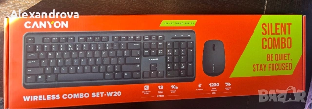 Безжична клавиатура Canyon W20